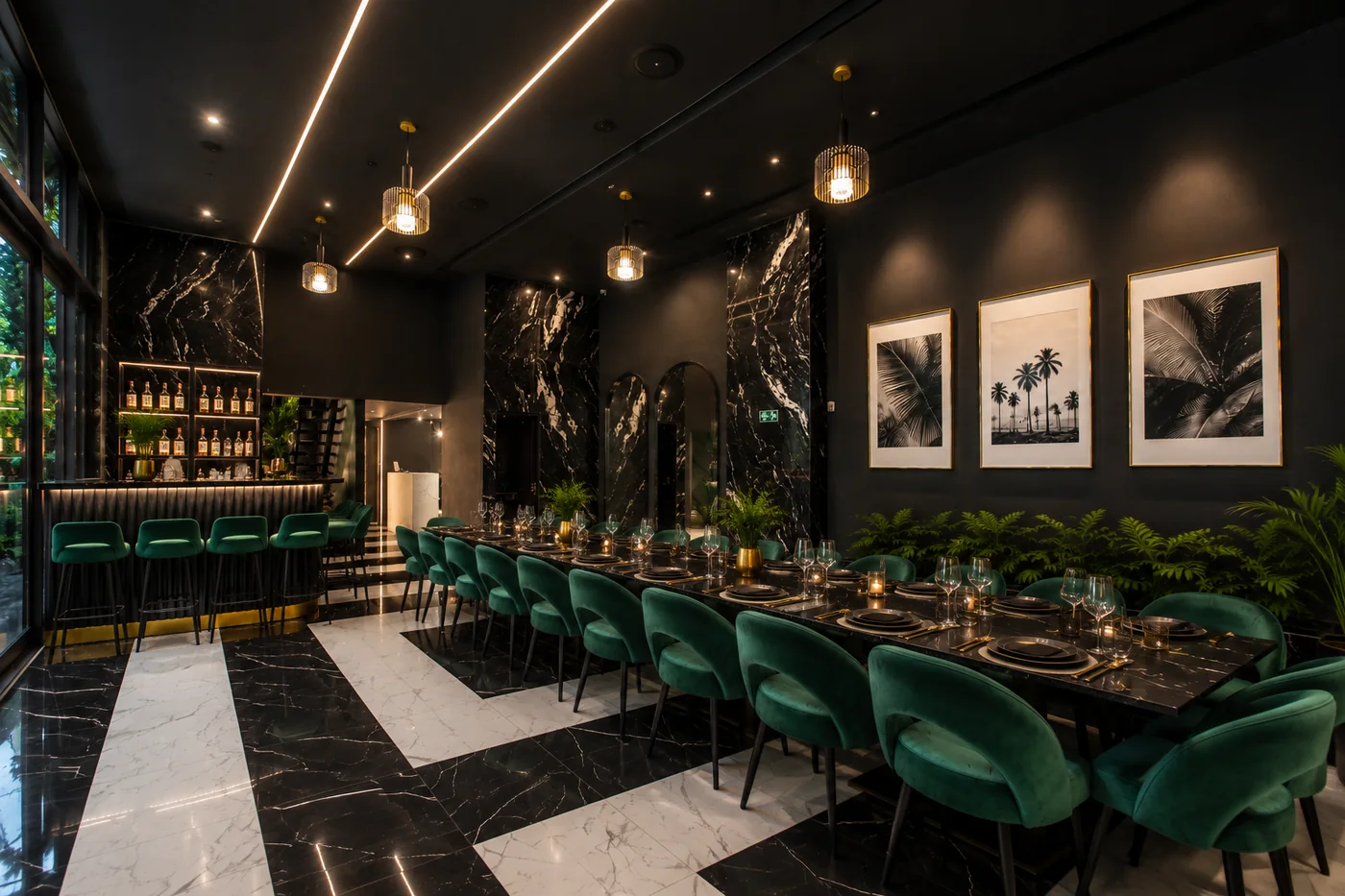 Entire Hotel 444 — Lobby dining