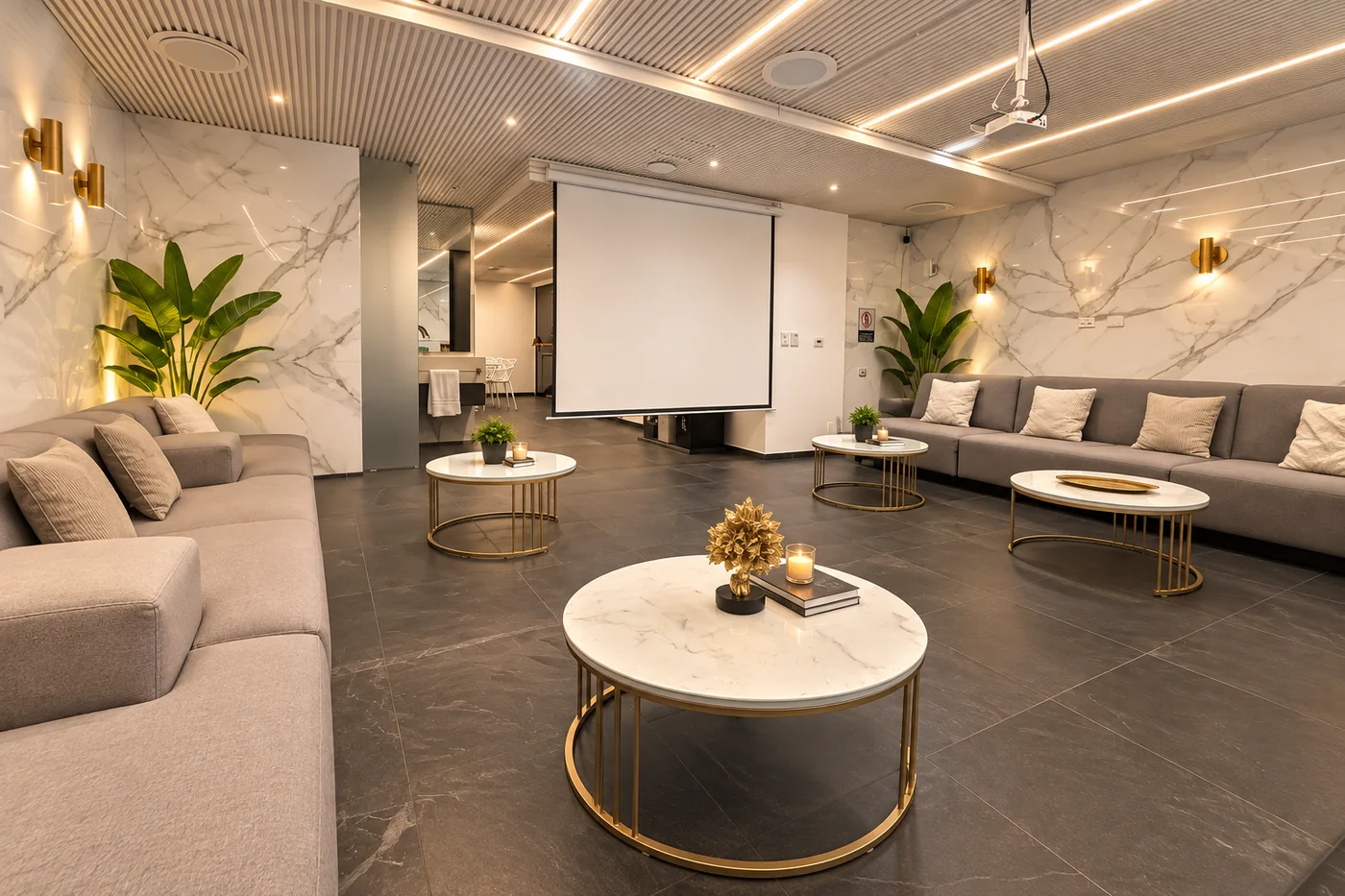 Luxury Pool Collection cinema and social lounge