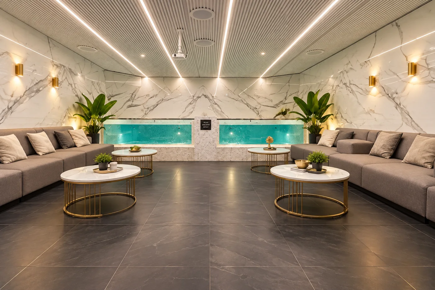 Lower Pool Residence private pool lounge