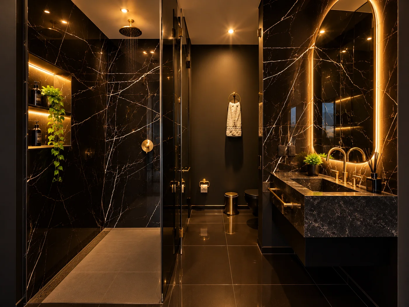 Middle Pool Duplex — Bathroom