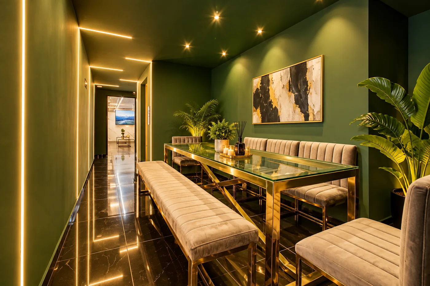 Middle Pool Duplex — Dining area