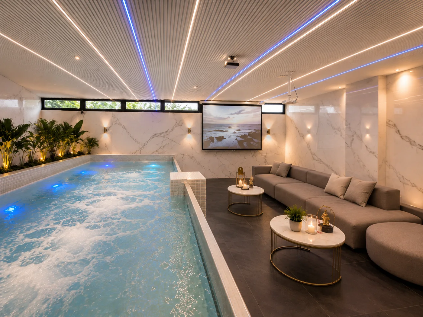 Middle Pool Duplex — Private pool