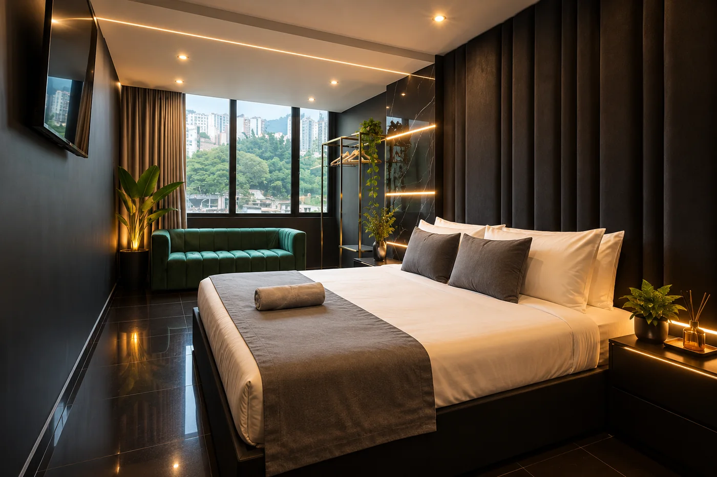 Penthouse Collection — Duplex bedroom