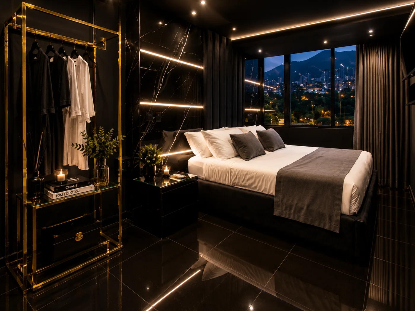Rooftop Penthouse — Bedroom