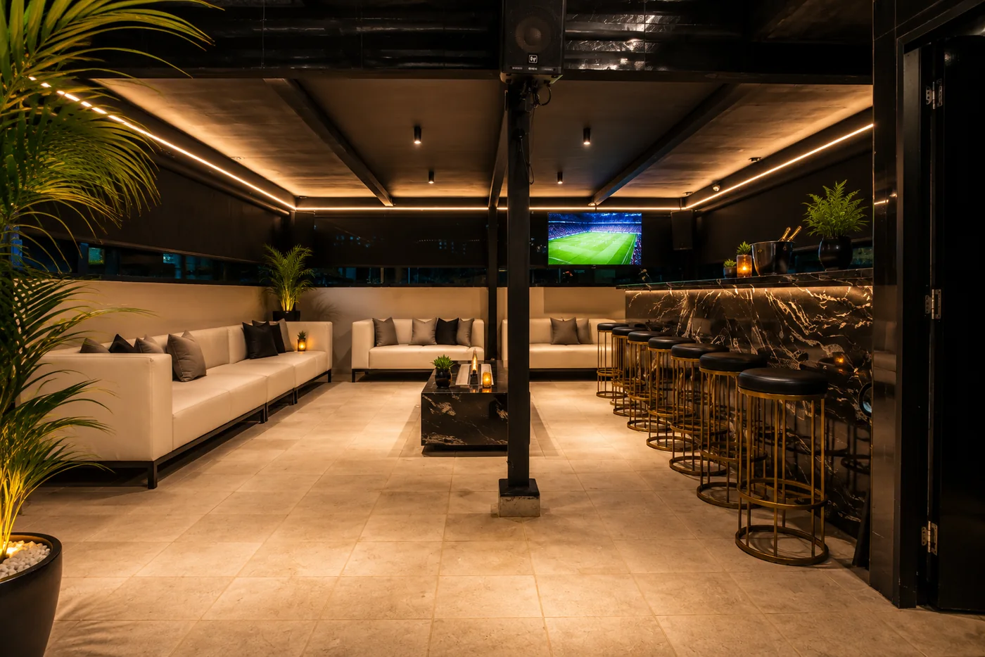 Rooftop Penthouse — Rooftop lounge